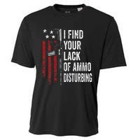 I Find Your Lack Of Ammo Disturbing Funny Gun Owner Joke Cooling Performance Crew T-Shirt