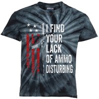 I Find Your Lack Of Ammo Disturbing Funny Gun Owner Joke Kids Tie-Dye T-Shirt