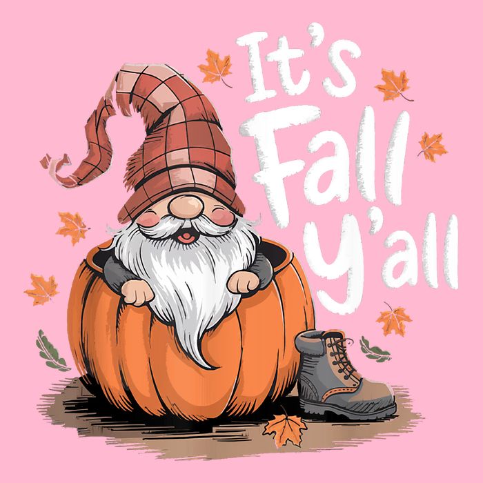 ItS Fall YAll Pumpkin Gnome Autumn Tree Hello Fall Poster