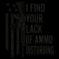 I Find Your Lack Of Ammo Disturbing 16oz Travel Tumbler