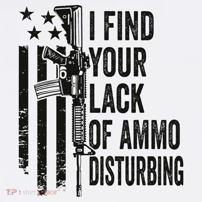I Find Your Lack Of Ammo Disturbing Full-Length Apron With Pockets