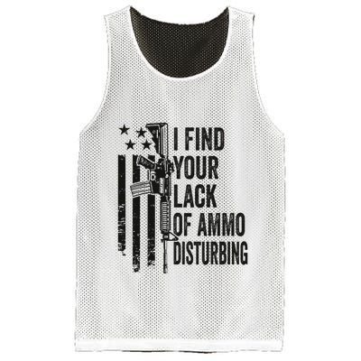 I Find Your Lack Of Ammo Disturbing Mesh Reversible Basketball Jersey Tank