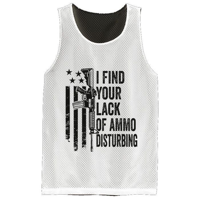 I Find Your Lack Of Ammo Disturbing Mesh Reversible Basketball Jersey Tank