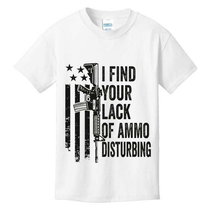 I Find Your Lack Of Ammo Disturbing Kids T-Shirt