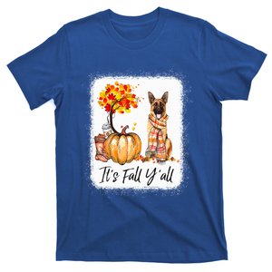 It's Fall Y'all Ger Shepherd Dog Halloween Thanksgiving Gift T-Shirt