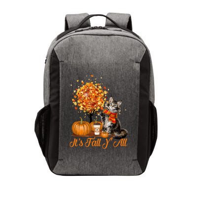 ItS Fall YAll Maine Coon Cat Halloween Hanksgiving Gift Vector Backpack