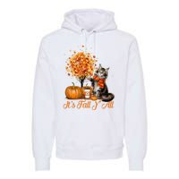 ItS Fall YAll Maine Coon Cat Halloween Hanksgiving Gift Premium Hoodie