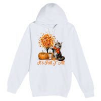 ItS Fall YAll Maine Coon Cat Halloween Hanksgiving Gift Premium Pullover Hoodie