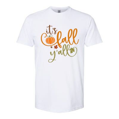 It's Fall Y'all Pumpkin Spice Retro Autumn Thanksgiving Softstyle® CVC T-Shirt