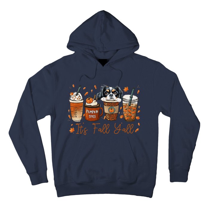 It’S Fall Y’All Japanese Chin Coffee Pumpkin Spice Autumn Hoodie