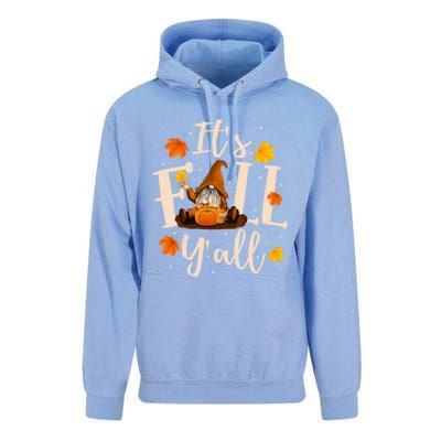 ItS Fall YAll Cute Gnomes Pumpkin Autumn Tree Fall Leaves Funny Gift Unisex Surf Hoodie