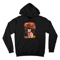 ItS Fall Yall Cat Leaf Fall Tree Hello Autumn Thanksgiving Hoodie