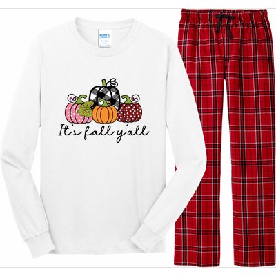 Its Fall Yall Long Sleeve Pajama Set