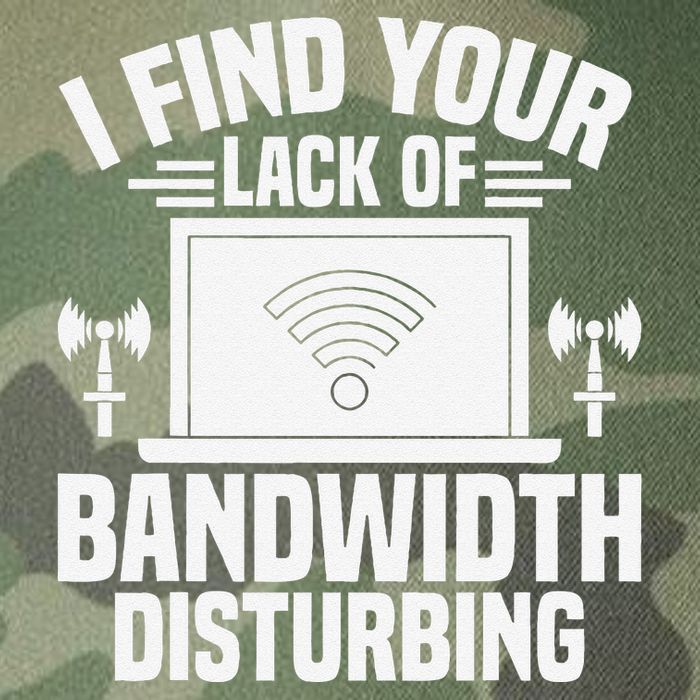 I Find Your Lack Of Bandwidth Disturbing. Network Admin Legacy Tie Dye Trucker Hat