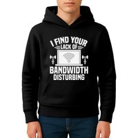 I Find Your Lack Of Bandwidth Disturbing. Network Admin Kids Hoodie