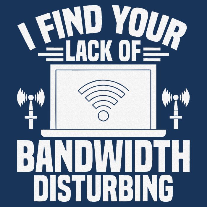 I Find Your Lack Of Bandwidth Disturbing. Network Admin Infant Baby Jersey Bodysuit