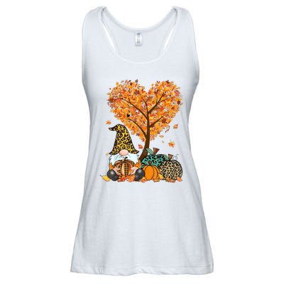 Its Fall Yall Cute Gnomes Pumpkin Autumn Tree Fall Leaves Ladies Essential Flowy Tank