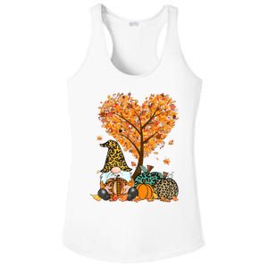 Its Fall Yall Cute Gnomes Pumpkin Autumn Tree Fall Leaves Ladies PosiCharge Competitor Racerback Tank