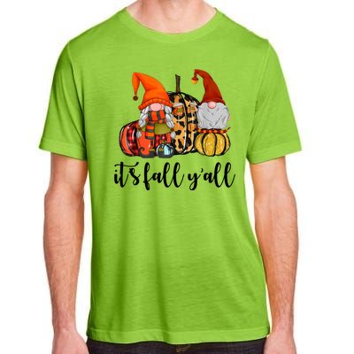 It's Fall Y'all Autumn Leaves Gnomes Fall Funny Adult ChromaSoft Performance T-Shirt