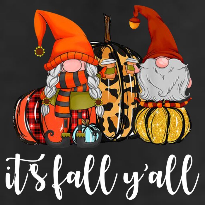 It's Fall Y'all Autumn Leaves Gnomes Fall Funny Cool Comfort Performance Bucket Hat