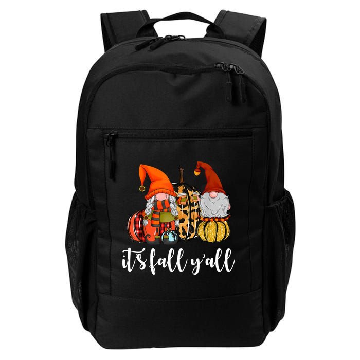 It's Fall Y'all Autumn Leaves Gnomes Fall Funny Backpack