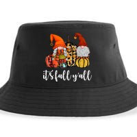 It's Fall Y'all Autumn Leaves Gnomes Fall Funny Sustainable Bucket Hat