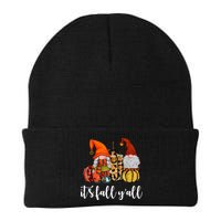 It's Fall Y'all Autumn Leaves Gnomes Fall Funny Beanie