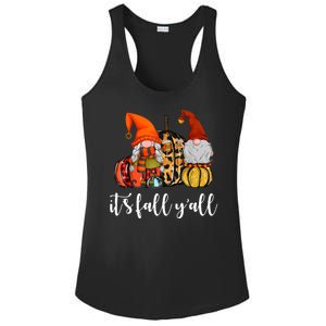 It's Fall Y'all Autumn Leaves Gnomes Fall Funny Ladies PosiCharge Competitor Racerback Tank