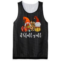 It's Fall Y'all Autumn Leaves Gnomes Fall Funny Mesh Reversible Basketball Jersey Tank