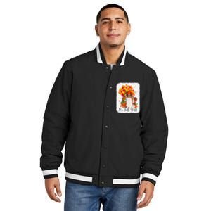 It's Fall Y'all Papillion Dog Halloween Thanksgiving Insulated Varsity Jacket