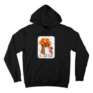 It's Fall Y'all Papillion Dog Halloween Thanksgiving Tall Hoodie