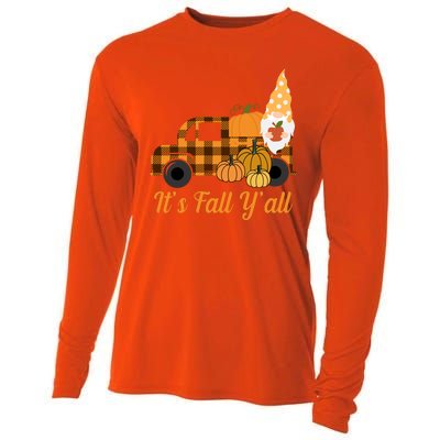 It's Fall Y'all Pumpkin Gnome Cooling Performance Long Sleeve Crew