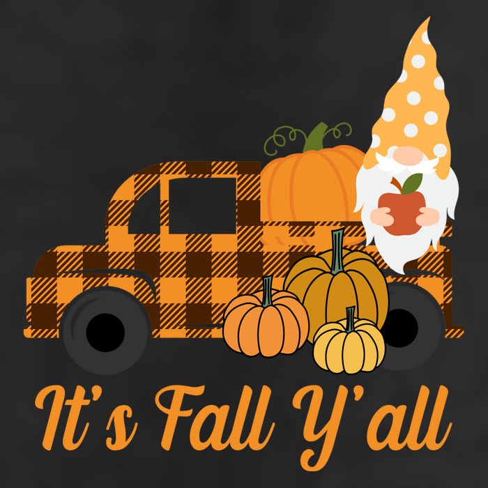 It's Fall Y'all Pumpkin Gnome Adult Drive Performance Visor