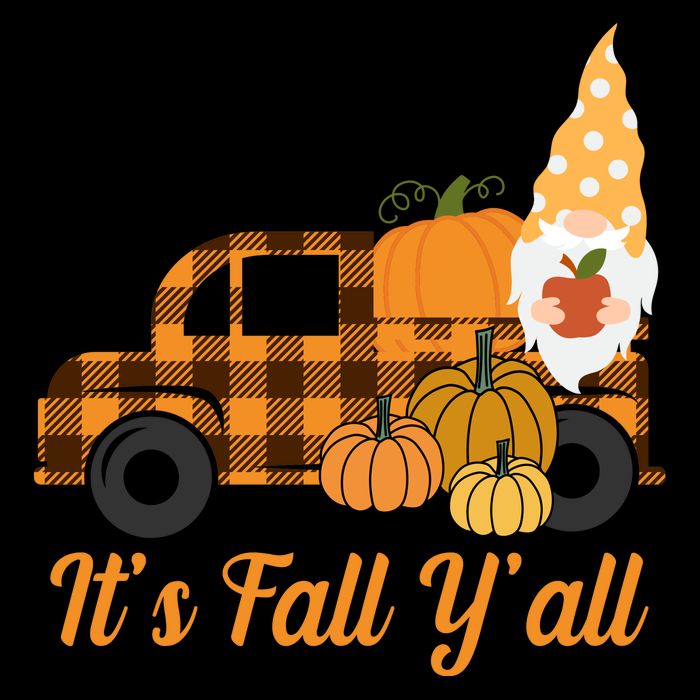 It's Fall Y'all Pumpkin Gnome Bucket Hat