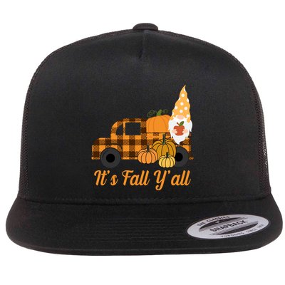 It's Fall Y'all Pumpkin Gnome Flatbill Hat