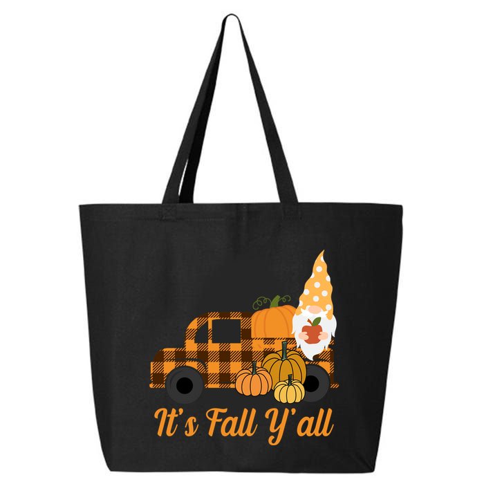 It's Fall Y'all Pumpkin Gnome 25L Jumbo Tote