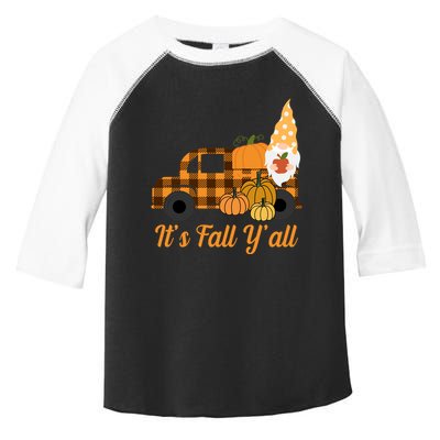 It's Fall Y'all Pumpkin Gnome Toddler Fine Jersey T-Shirt