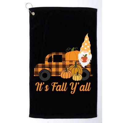 It's Fall Y'all Pumpkin Gnome Golf Towel