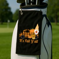 It's Fall Y'all Pumpkin Gnome Golf Towel