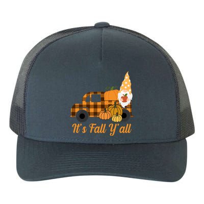 It's Fall Y'all Pumpkin Gnome Yupoong Adult 5-Panel Trucker Hat