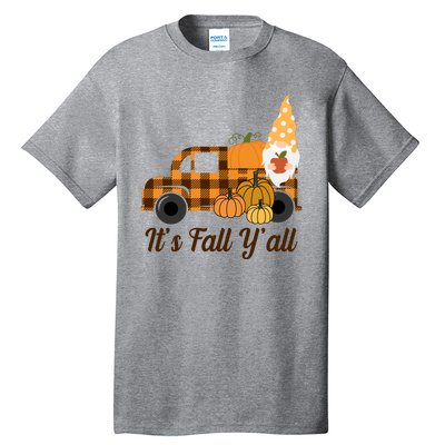 It's Fall Y'all Pumpkin Gnome Tall T-Shirt