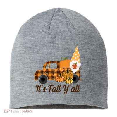 It's Fall Y'all Pumpkin Gnome Sustainable Beanie