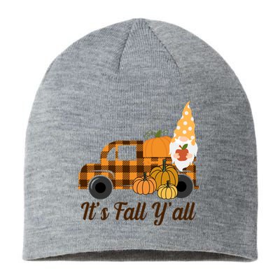 It's Fall Y'all Pumpkin Gnome Sustainable Beanie