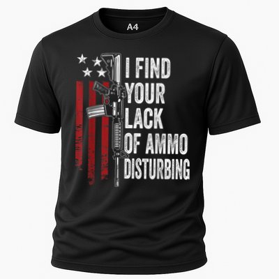 I Find Your Lack Of Ammo Disturbing Funny Gun Owner Joke Performance Shirt