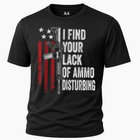 I Find Your Lack Of Ammo Disturbing Funny Gun Owner Joke Performance Shirt
