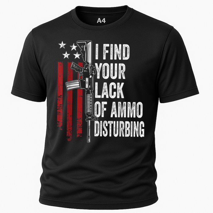 I Find Your Lack Of Ammo Disturbing Funny Gun Owner Joke Performance Shirt