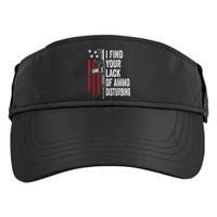 I Find Your Lack Of Ammo Disturbing Funny Gun Owner Joke Adult Drive Performance Visor