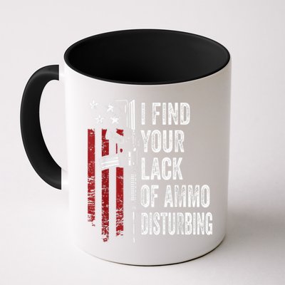 I Find Your Lack Of Ammo Disturbing Funny Gun Owner Joke Mug