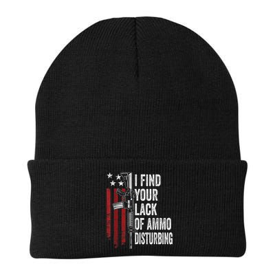 I Find Your Lack Of Ammo Disturbing Funny Gun Owner Joke Beanie