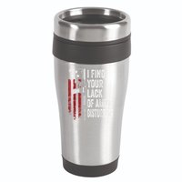 I Find Your Lack Of Ammo Disturbing Funny Gun Owner Joke 16oz Travel Tumbler